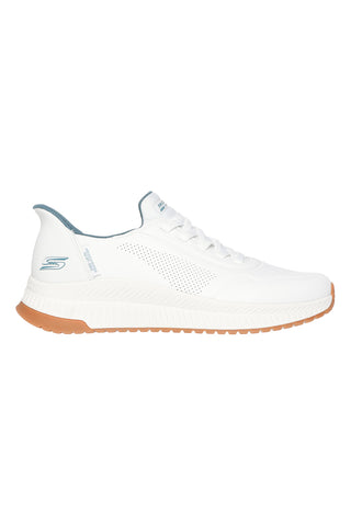 Sneakers bianche slip-ins Memory Foam BOBS Squad 4 Direct Step Skechers