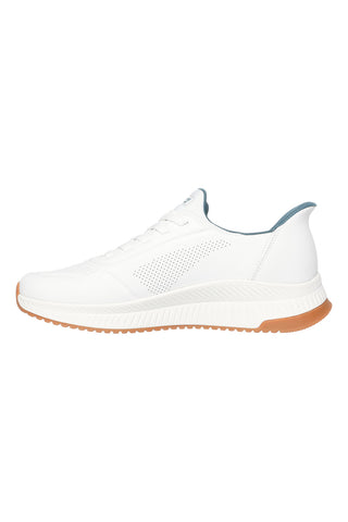 Sneakers bianche slip-ins Memory Foam BOBS Squad 4 Direct Step Skechers