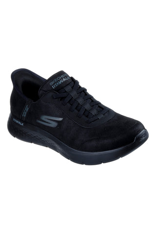 Skechers GO WALK FLEX SMOOTH MOTION – flexible schwarze Slip-On-Sneaker