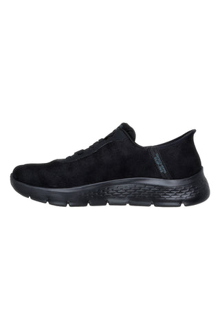 Skechers GO WALK FLEX SMOOTH MOTION – flexible schwarze Slip-On-Sneaker