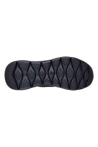Skechers GO WALK FLEX SMOOTH MOTION – flexible schwarze Slip-On-Sneaker