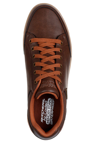 Skechers Cavell Sparkman wasserdichte Sneaker in Schokoladenbraun