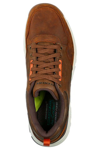 Sneakers marrone scuro in pelle Skechers Rozier Mancer