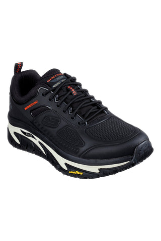 Scarpe outdoor nere water-repellent Skechers Arch Fit Road Walker-Recon