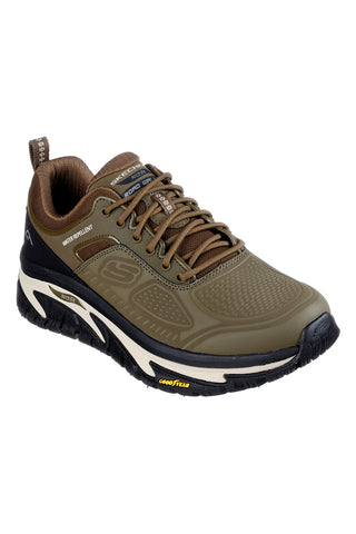 Scarpe outdoor verde oliva water-repellent Skechers Arch Fit Road Walker-Recon