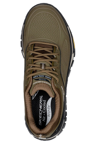 Scarpe outdoor verde oliva water-repellent Skechers Arch Fit Road Walker-Recon