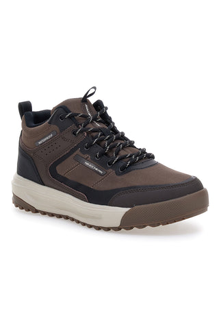 Scarponcini marroni impermeabili con memory foam Skechers Urban Street Hiker