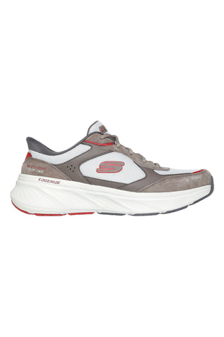 Braune Mesh-Sneaker mit Slip-In-Funktion und Air-Cooled-Memory-Schaumstoffpolsterung: Skechers Edgeride Erlon