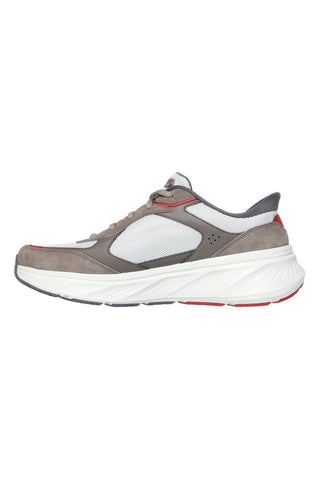 Braune Mesh-Sneaker mit Slip-In-Funktion und Air-Cooled-Memory-Schaumstoffpolsterung: Skechers Edgeride Erlon