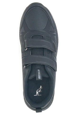 Schwarze Sneakers mit Doppelriemen Australian AU42M102