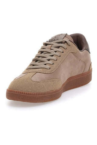 Sneakers beige con dettagli marroni e suola in gomma Australian AU52M115