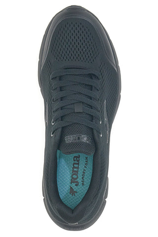 Schwarze, rutschfeste Memory Foam-Sneaker Joma Zen Men 2521