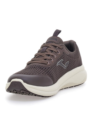 Joma Iron Herren 2524 Braune Mesh-Sneaker mit hoher Sohle