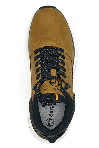 Sergio Tacchini STM421020 ockerfarbene Sneakers mit kontrastierenden Einsätzen
