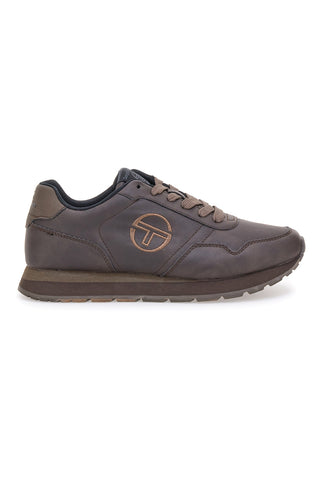 Sneakers marroni con logo laterale Sergio Tacchini Mile Nbx
