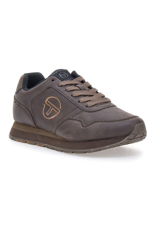 Braune Sneakers mit seitlichem Logo Sergio Tacchini Mile Nbx