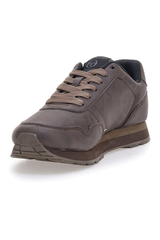 Braune Sneakers mit seitlichem Logo Sergio Tacchini Mile Nbx