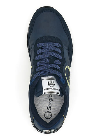 Blaue Sneakers mit seitlichem Logo Sergio Tacchini STM523006