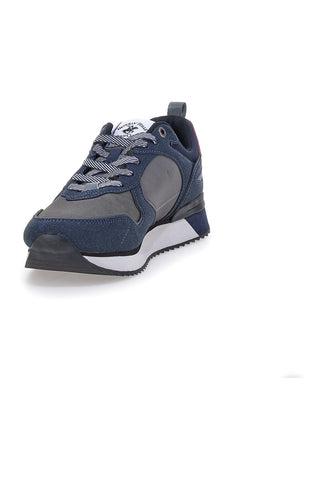 Beverly Hills Polo Club BHM523200 blaue Synthetik-Sneaker mit seitlichem Logo