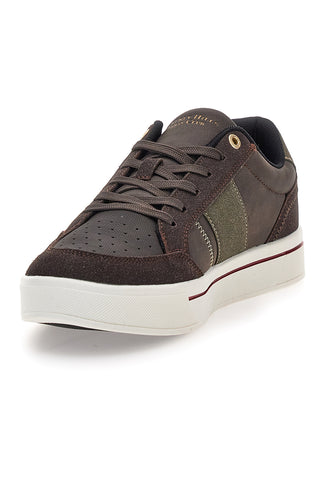 Beverly Hills Polo Club DANIEL ORTEGA MIX Braune Herrenschuhe mit kontrastierenden Details
