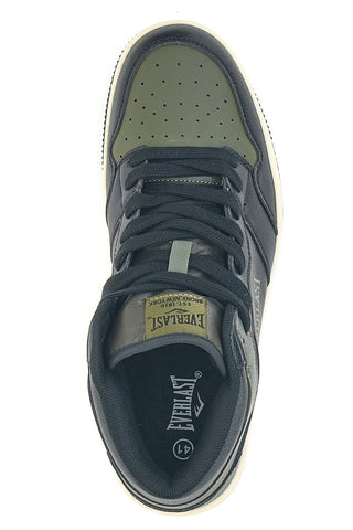 Everlast EV716 Mid-Top-Sneaker aus grünen und schwarzen Synthetikmaterialien