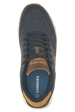 Schwarze Sneakers mit kontrastierenden Einsätzen Carrera CAM12103M2064