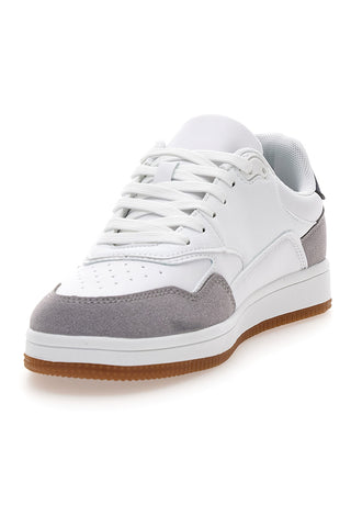 Carrera CAM237041042 weiße und graue Sneakers mit blauen Details