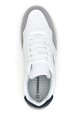 Carrera CAM237041042 weiße und graue Sneakers mit blauen Details