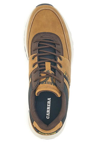 Sneakers color cuoio con dettagli marroni Carrera CAM532016068