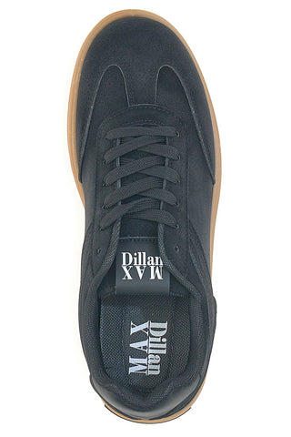 Max Dillan GB2042 Schwarze Sneakers mit kontrastierender Sohle