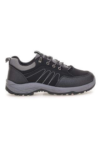 Scarpe trekking nere con suola carrarmato Altemberg GB2047