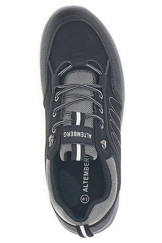 Scarpe trekking nere con suola carrarmato Altemberg GB2047