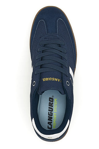 Sneakers blu con fondo a contrasto Canguro CA385