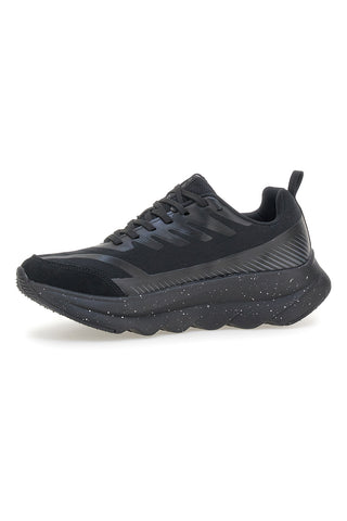 Lotto Run 60 AMF Laufschuhe, komplett schwarz, mit gepolsterter Sohle