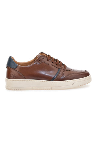 PTR 3001 Braune Ledersneaker