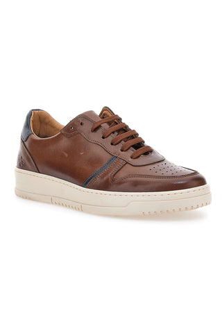 Sneakers in pelle marroni PTR 3001