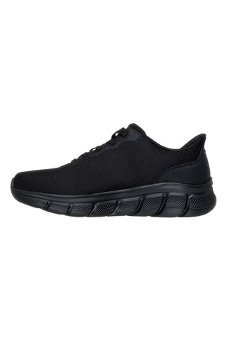 Schwarz Sneakers Slip-ins mit Memory Foam Skechers BOBS B Flex Glacial Edge