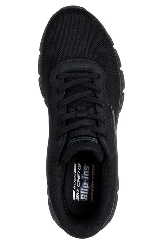 Schwarz Sneakers Slip-ins mit Memory Foam Skechers BOBS B Flex Glacial Edge