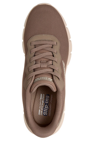 Sneakers taupe scuro Slip-Ins Memory Foam Skechers Bobs B Flex Glacial Edge
