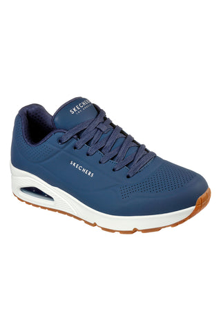 Sneakers blu ammortizzate con air cushion Skechers Uno Stand On Air