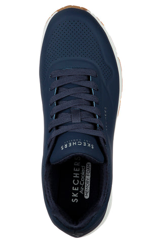 Sneakers blu ammortizzate con air cushion Skechers Uno Stand On Air