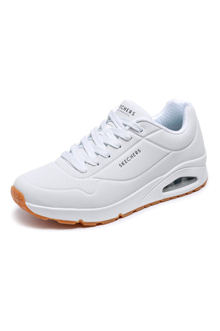 Sneakers bianche con cuscinetto ad aria e soletta memory foam Skechers UNO Stand On Air