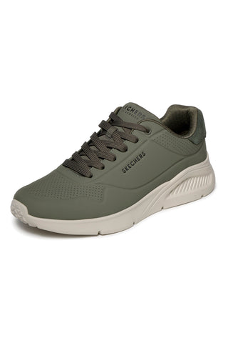 Sneakers olive con Memory Foam Skechers Uno Lite Suited Lite