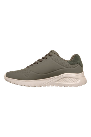 Sneakers olive con Memory Foam Skechers Uno Lite Suited Lite