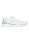 Sneakers bianche in pelle e mesh con soletta memory foam Skechers Burns Agoura da Uomo