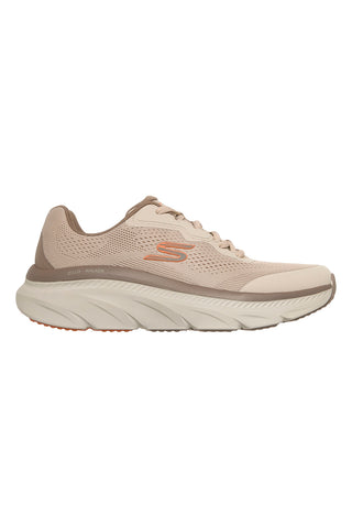 Sneakers sportive Taupe in mesh engineered con relaxed fit Skechers Dlux Walker 3.0 Bravik