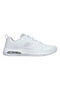 Weiße Mesh-Sneaker mit Air Cooled Memory Foam Skechers Dyna-Air Pelland