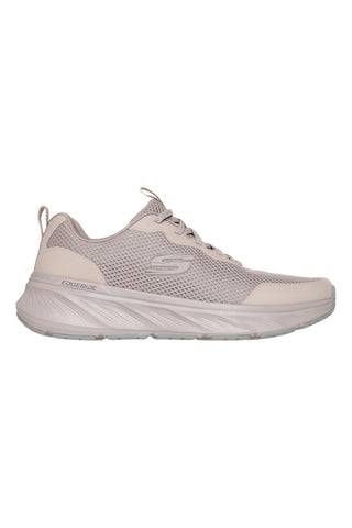Beige-graue Mesh-Sneaker mit Air Cooled Memory Foam von Skechers Edgeride Rekze