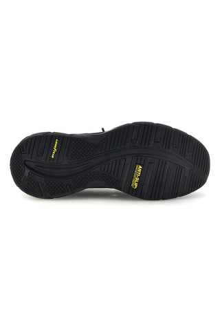 Schwarze Turnschuhe Slip Ins in Mesh Skechers Skech Cage