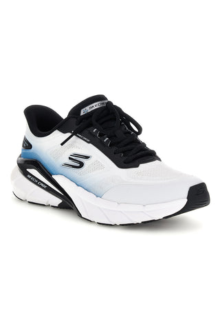 Weiße Turnschuhe Slip Ins in Mesh Skechers Skech Cage